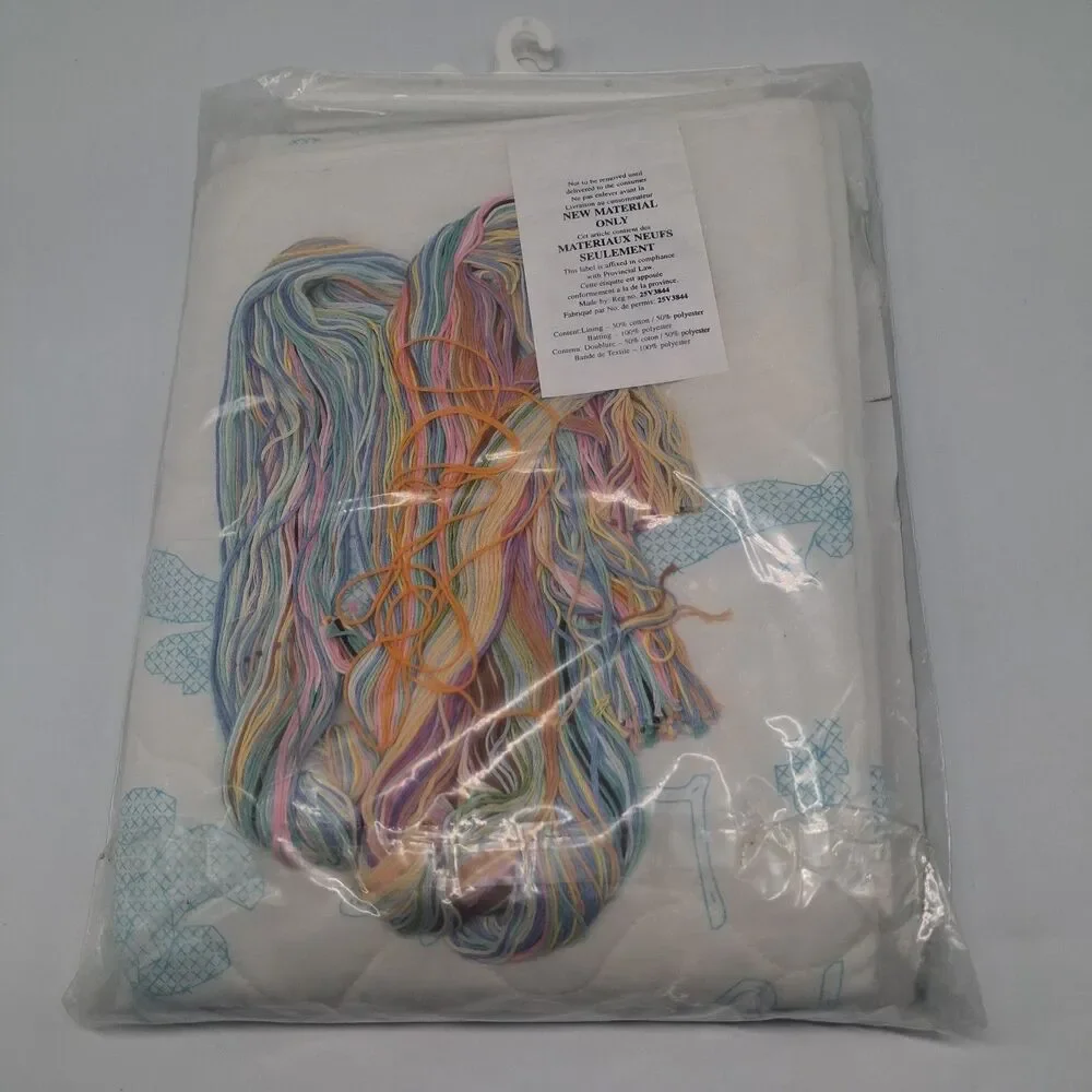 Dimensions Baby Hugs Stamped Cross Stitch Quilt Kit Someone New To  Love 72963